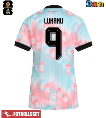 Belgien Romelu Lukaku #9 Bortatröja Dam VM 2026 Kortärmad